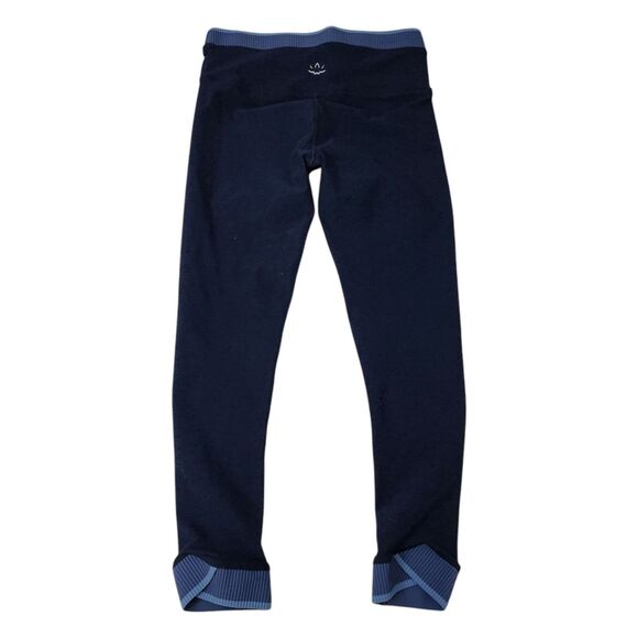 Beyond Yoga Leggings Medium Nocturnal Navy Spacedye in The Mix High Waisted Midi - Picture 5 of 9